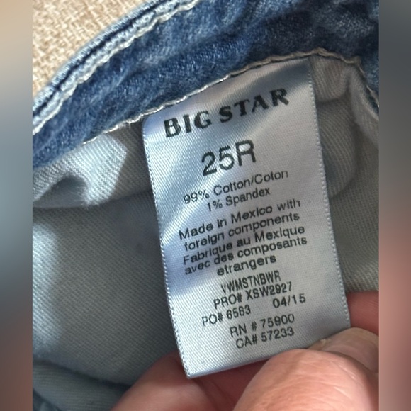 Big Star Maddie Bootcut Jeans – Medium Wash Distressed (Size 25R) - Picture 5 of 5